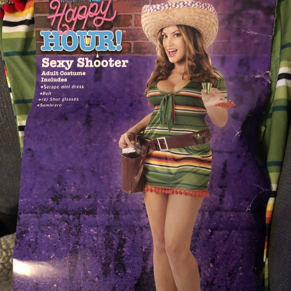 Sexy tequila shooter costume